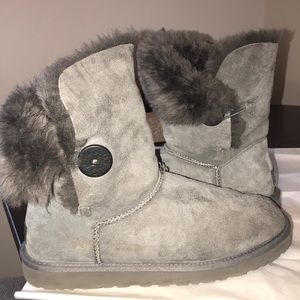 Ugg button boots